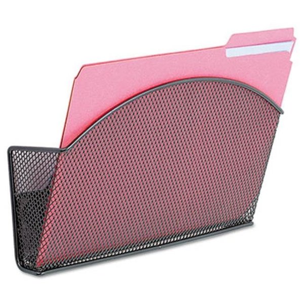 Roomfactory Onyx Magnetic Mesh Panel Accessories  Single File Pocket  Black RO886965
